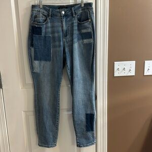 Pre-owned Judy Blue Patch Jeans 14W